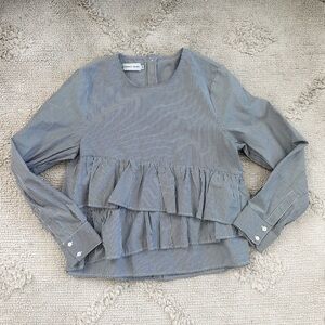 Sincerely Jules Blue and White Striped Blouse